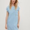 Comma Kleid In Denim-Optik Kleider