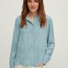 Comma Viskosebluse Mit Allovermuster Blusen