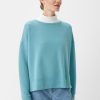 Comma Strickjersey Mit Label-Patch Sweatshirts