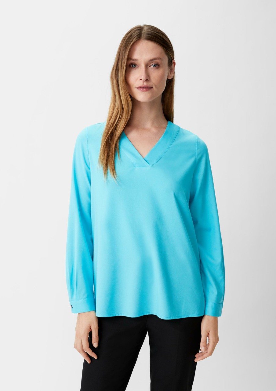 Comma Bluse Aus Viskosemix Blusen