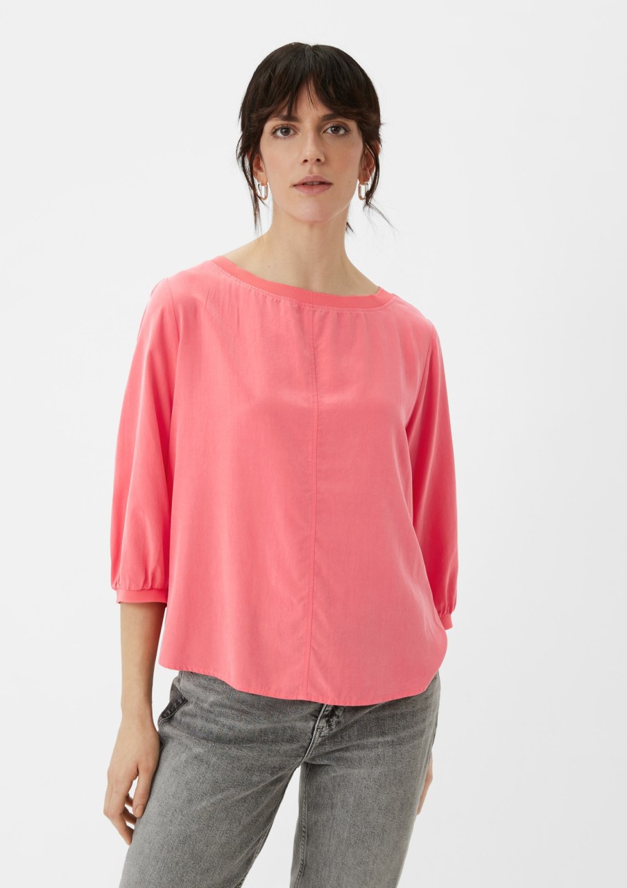 Comma 3/4-Arm-Bluse Aus Modal Blusen