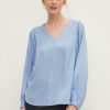 Comma Muster-Bluse Aus Viskose Blusen