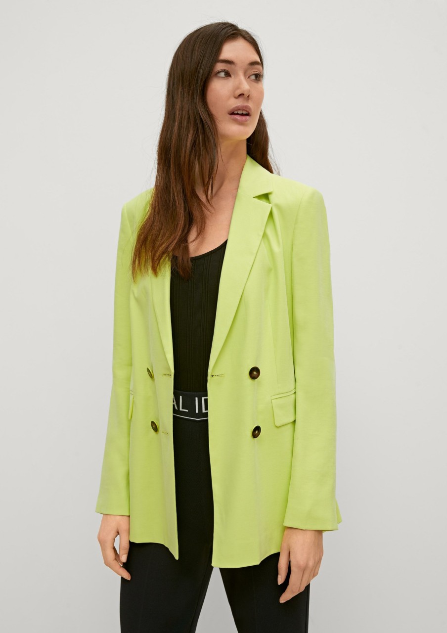 Comma Blazer Mit Zierknopfen Blazer