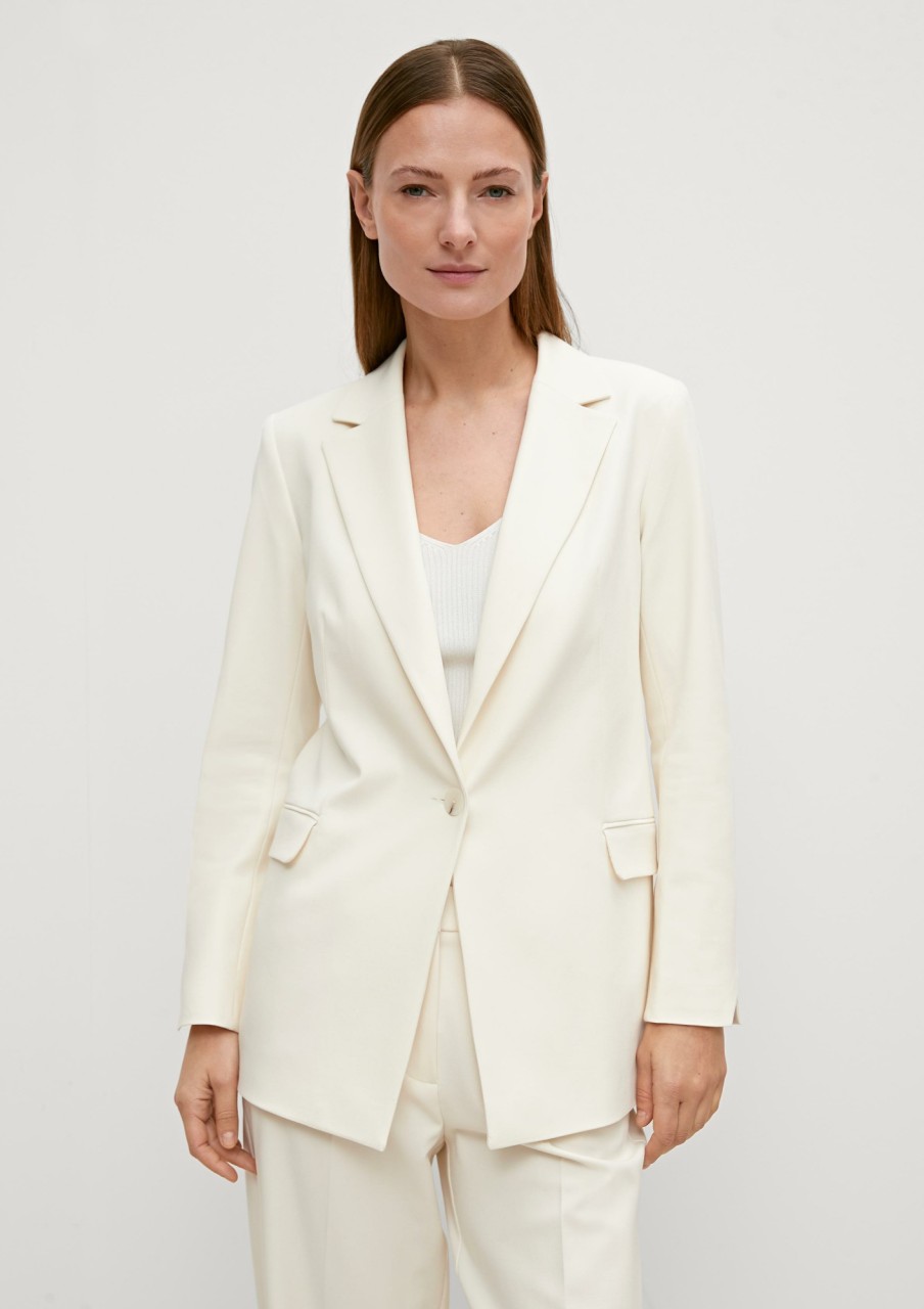 Comma Blazer Aus Twill Hosenanzuge