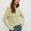 Comma Pullover Aus Baumwollmix Strick