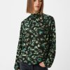 Comma Bluse Mit Ruschenkragen Blusen