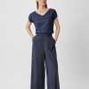 Comma Relaxed: Culotte Aus Leinenmix Hosen