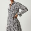 Comma Viskosekleid Mit Allover-Print Kleider