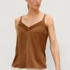 Comma Tragertop Aus Satin Blusen