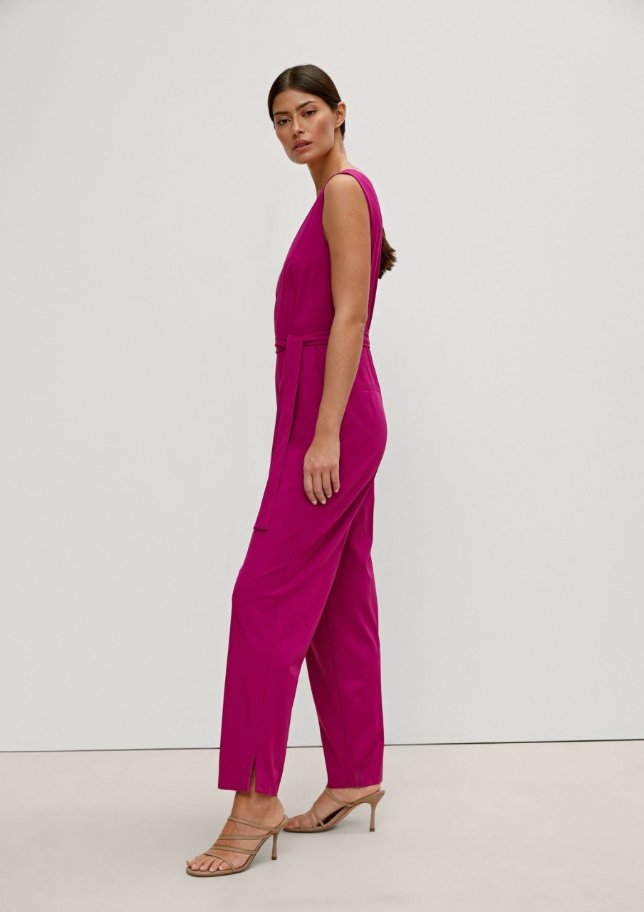 Comma Jumpsuit Mit V-Ausschnitt Jumpsuits