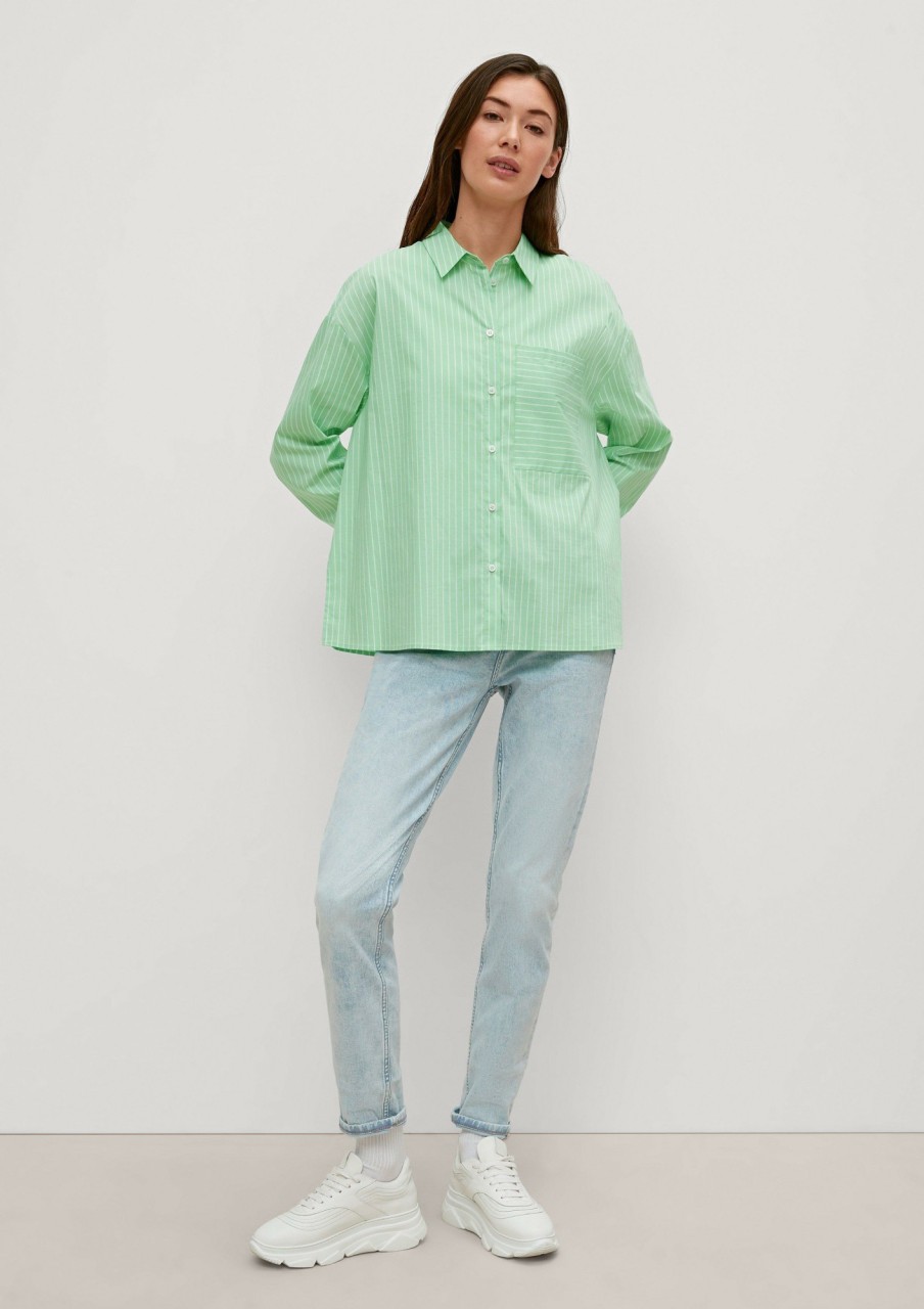 Comma Bluse Mit Streifen Blusen