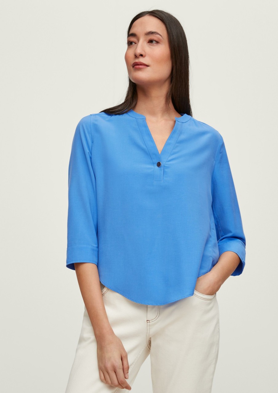 Comma Bluse Mit Tunikaausschnitt Blusen