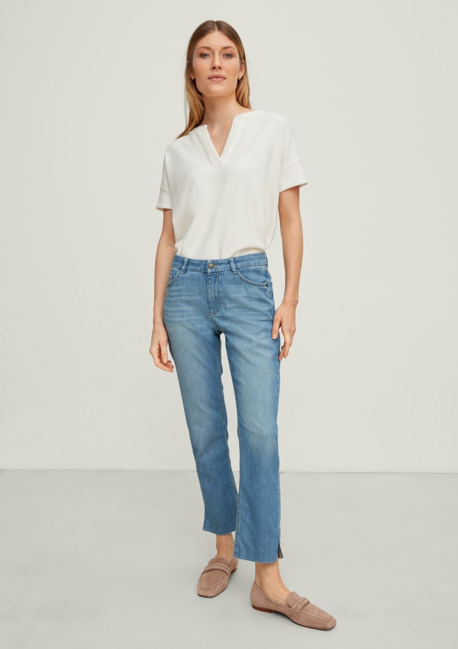 Comma Regular: Straight Leg-Jeans Jeans