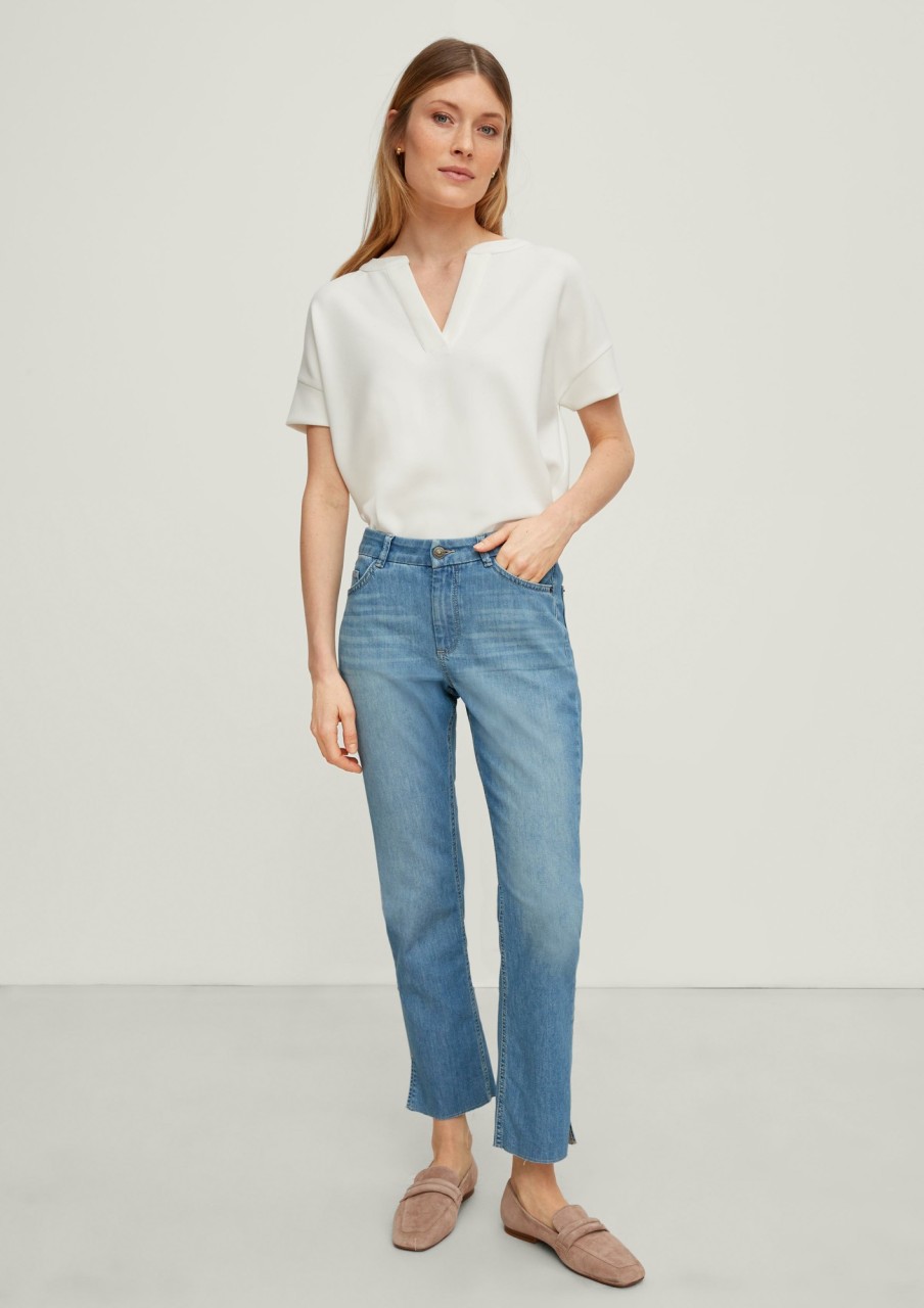 Comma Regular: Straight Leg-Jeans Jeans