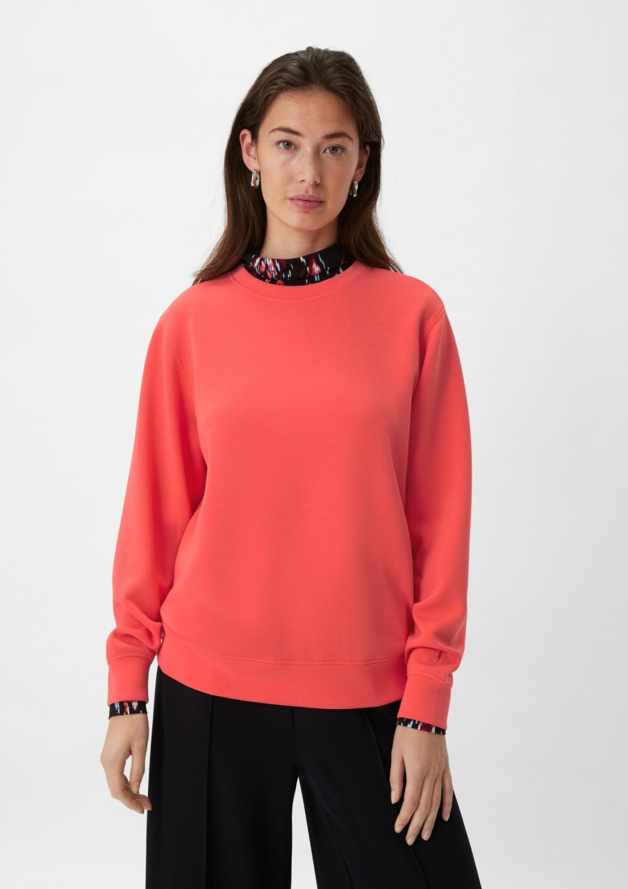 Comma Sweatshirt Mit Ruckenprint Sweatshirts