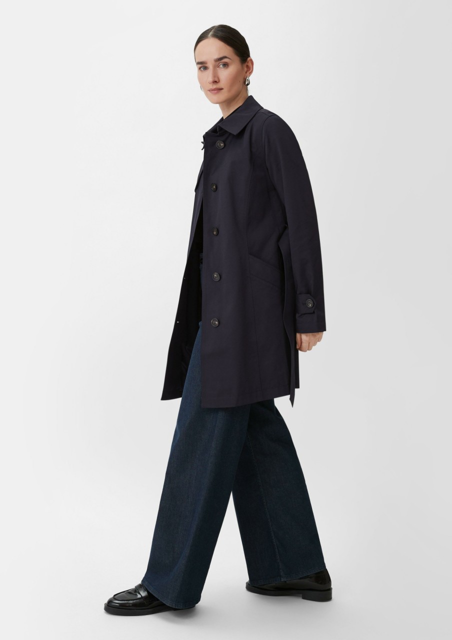 Comma Taillierter Trenchcoat Mit Bindegurtel Mantel