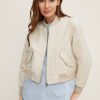 Comma Blouson Mit Bluseneinsatz Jacken