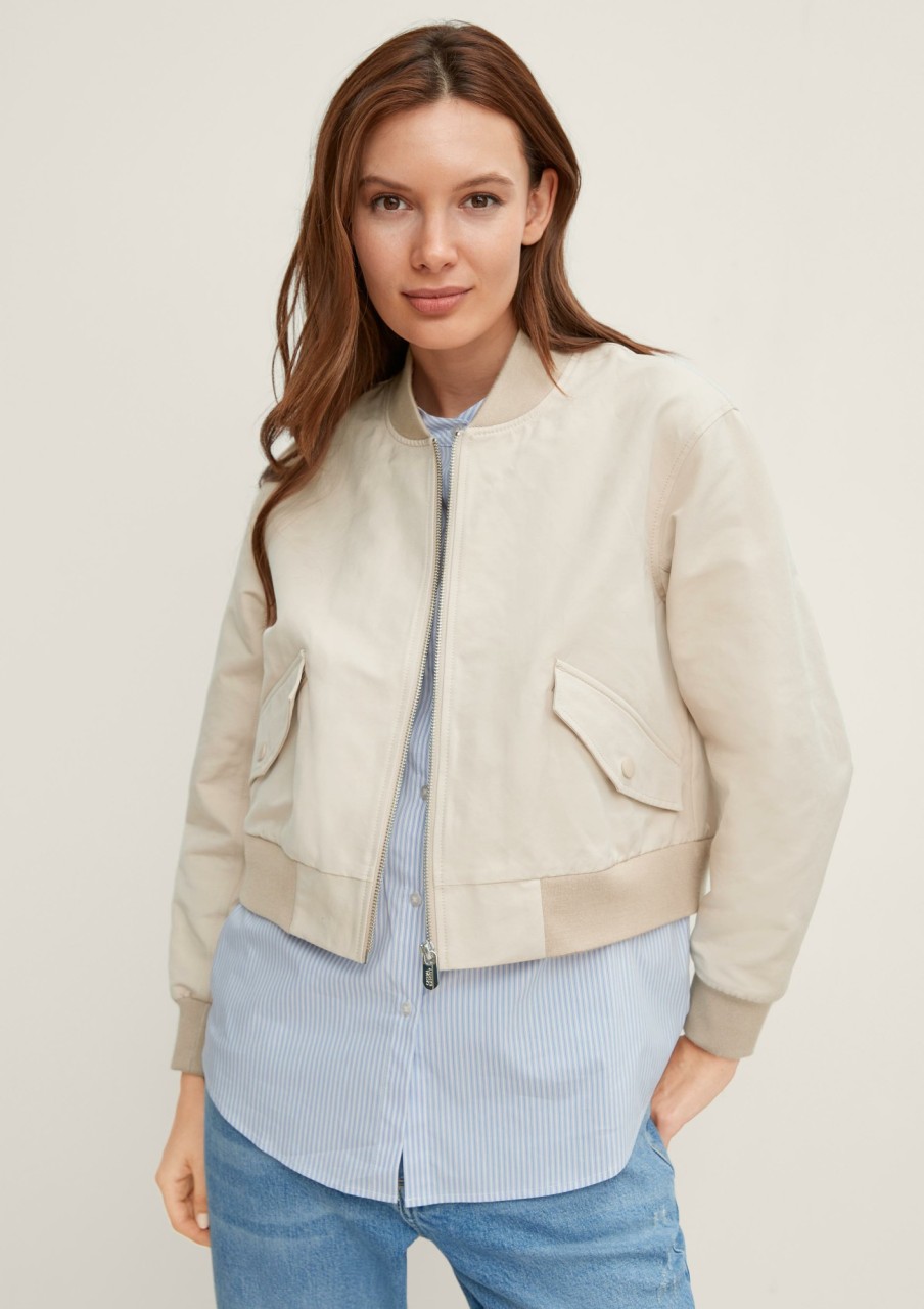 Comma Blouson Mit Bluseneinsatz Jacken