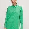 Comma Longbluse Aus Popeline Blusen