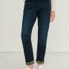 Comma Slim: Straight Ankle Leg-Jeans Jeans