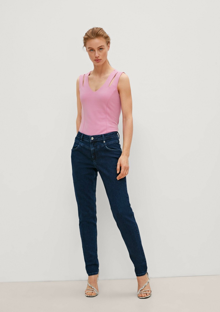 Comma Regular: Jeans Mit Sattelbund Jeans