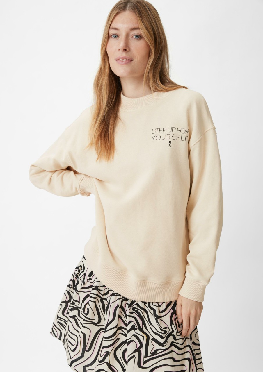 Comma Sweatshirt Mit Statement-Print Sweatshirts