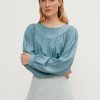 Comma Bluse Mit Stickerei Blusen