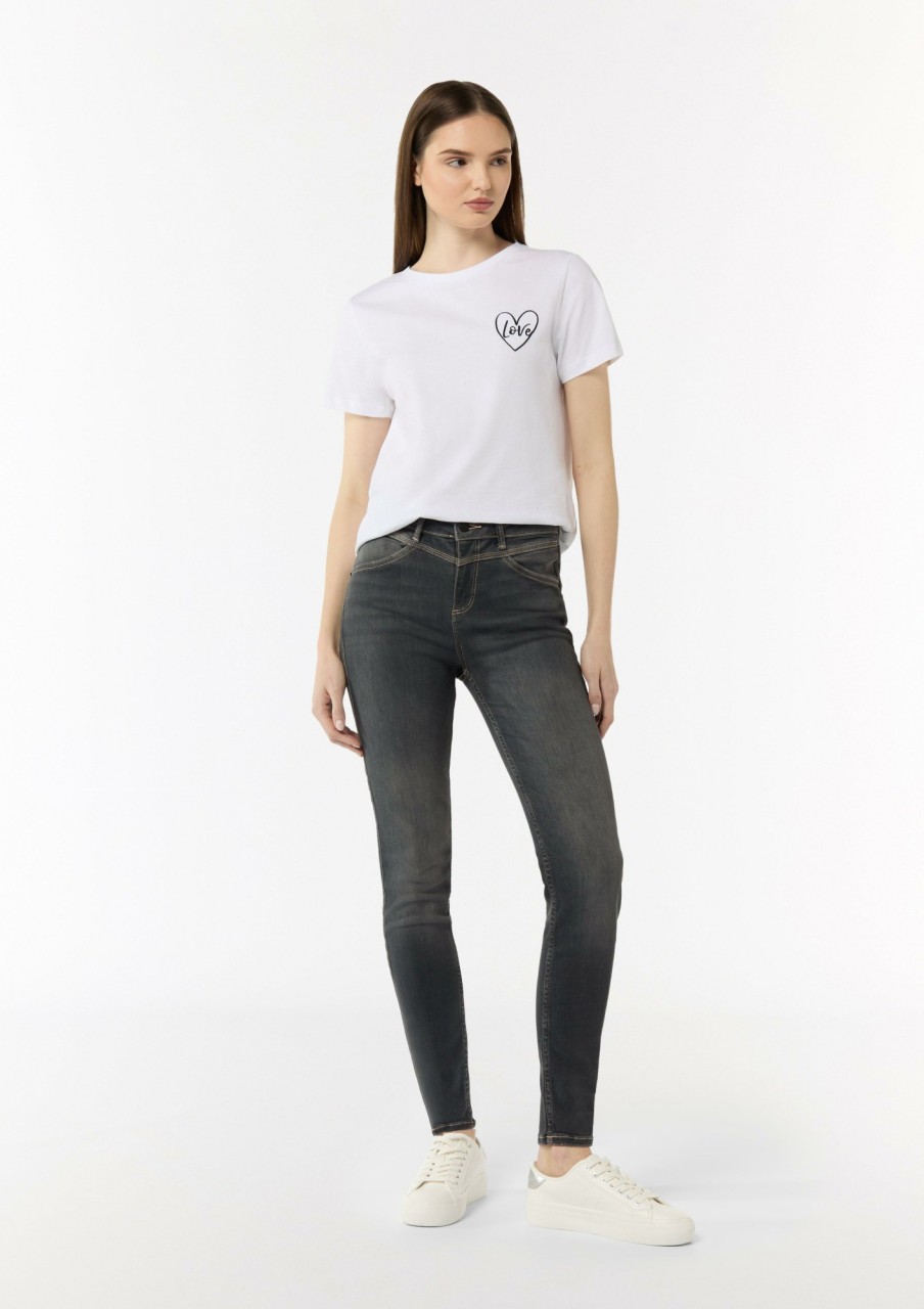 Comma Super Skinny: Elastische Jeans Jeans