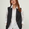 Comma Elegante Weste Aus Viskosemix Blazer