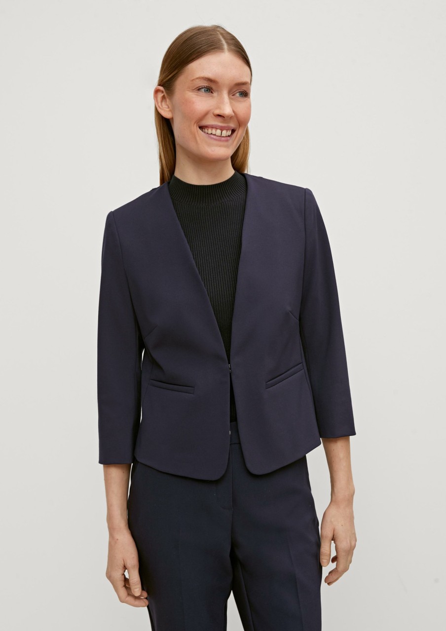 Comma Blazer Mit Kurzem Schnitt Blazer