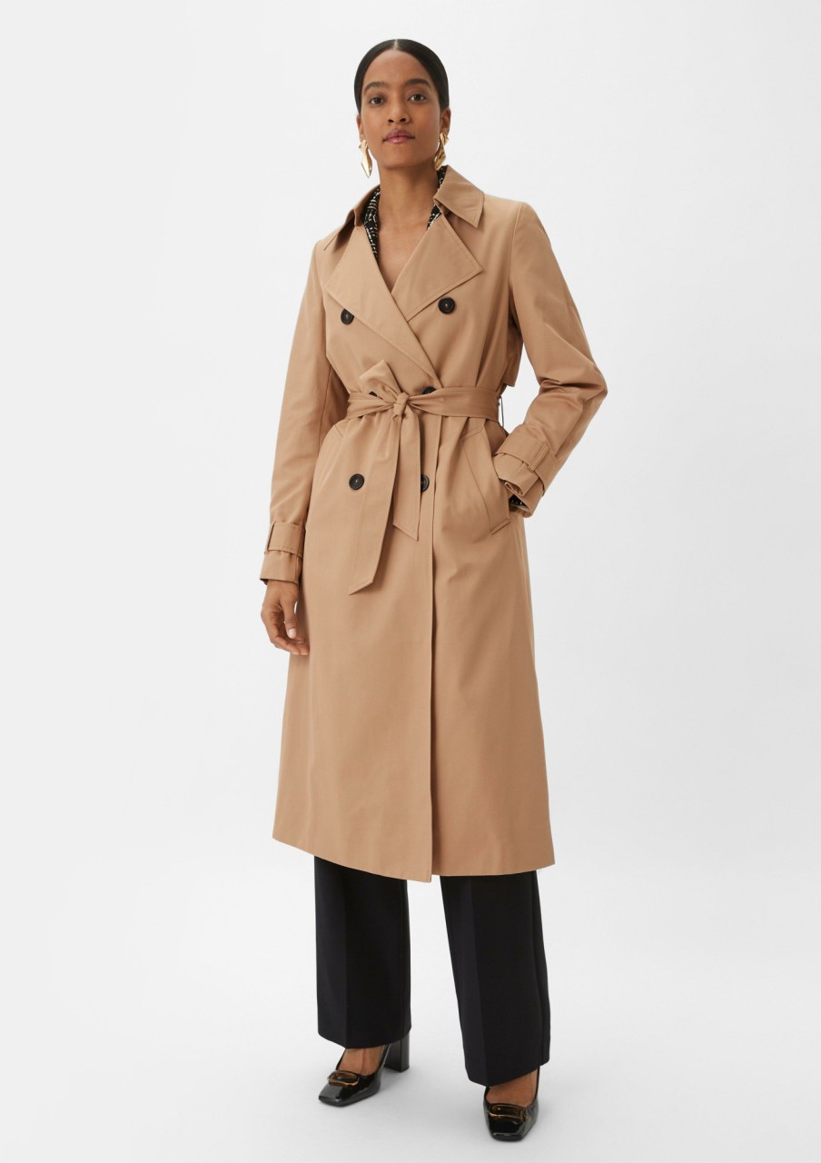 Comma Trenchcoat Mit Bindegurtel Mantel