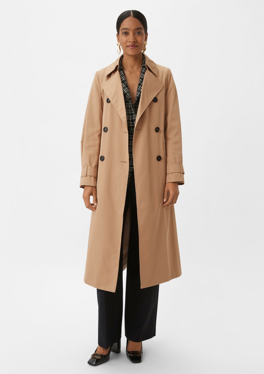 Comma Trenchcoat Mit Bindegurtel Mantel