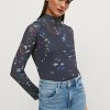 Comma Mesh-Shirt Mit Allover-Print Shirts