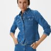 Comma Jeansjacke Aus Baumwollmix Jacken